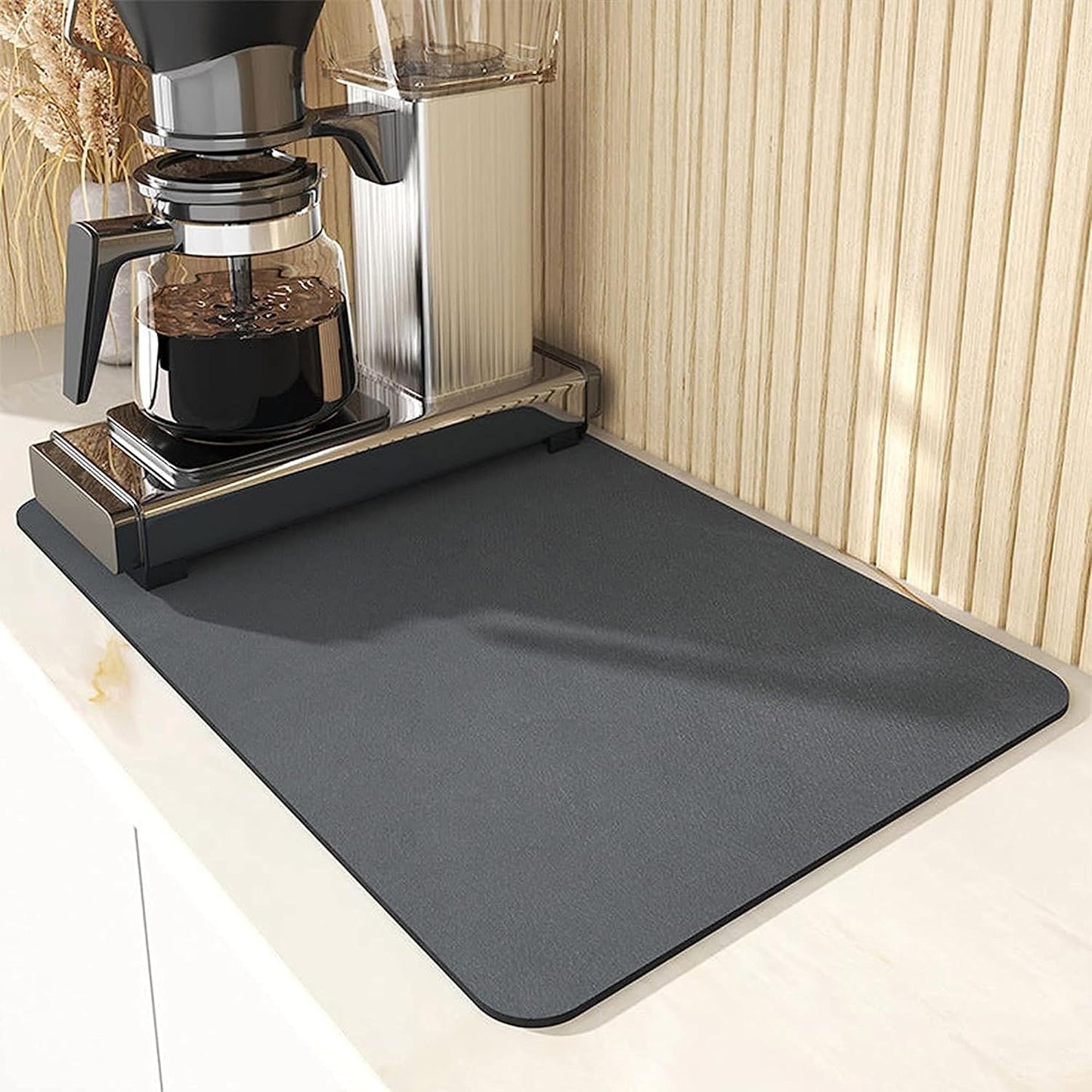 Fast-Drying Kitchen Dish Mat | Ultra-Absorbent Diatomite