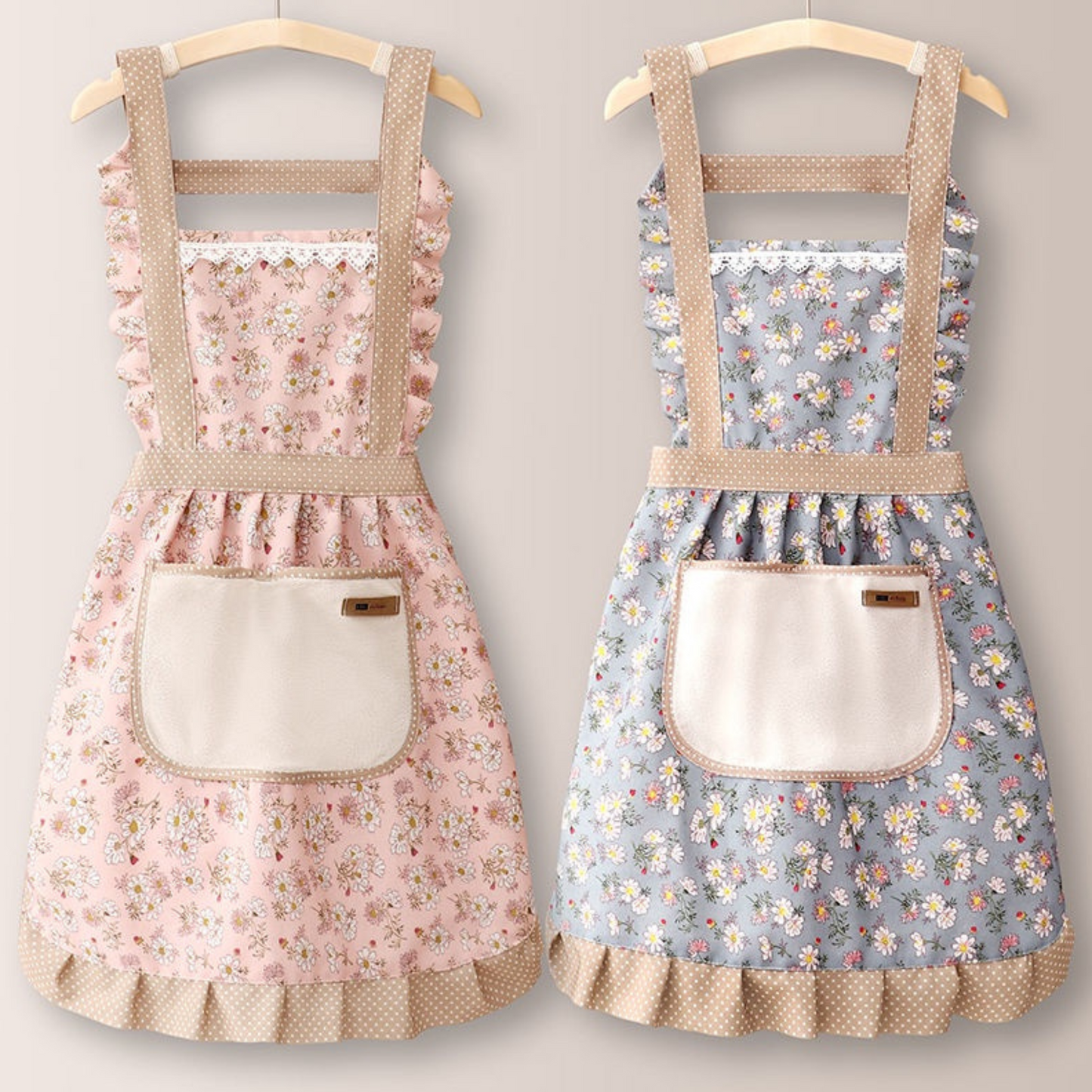 Floral Chic Kitchen Apron for Women