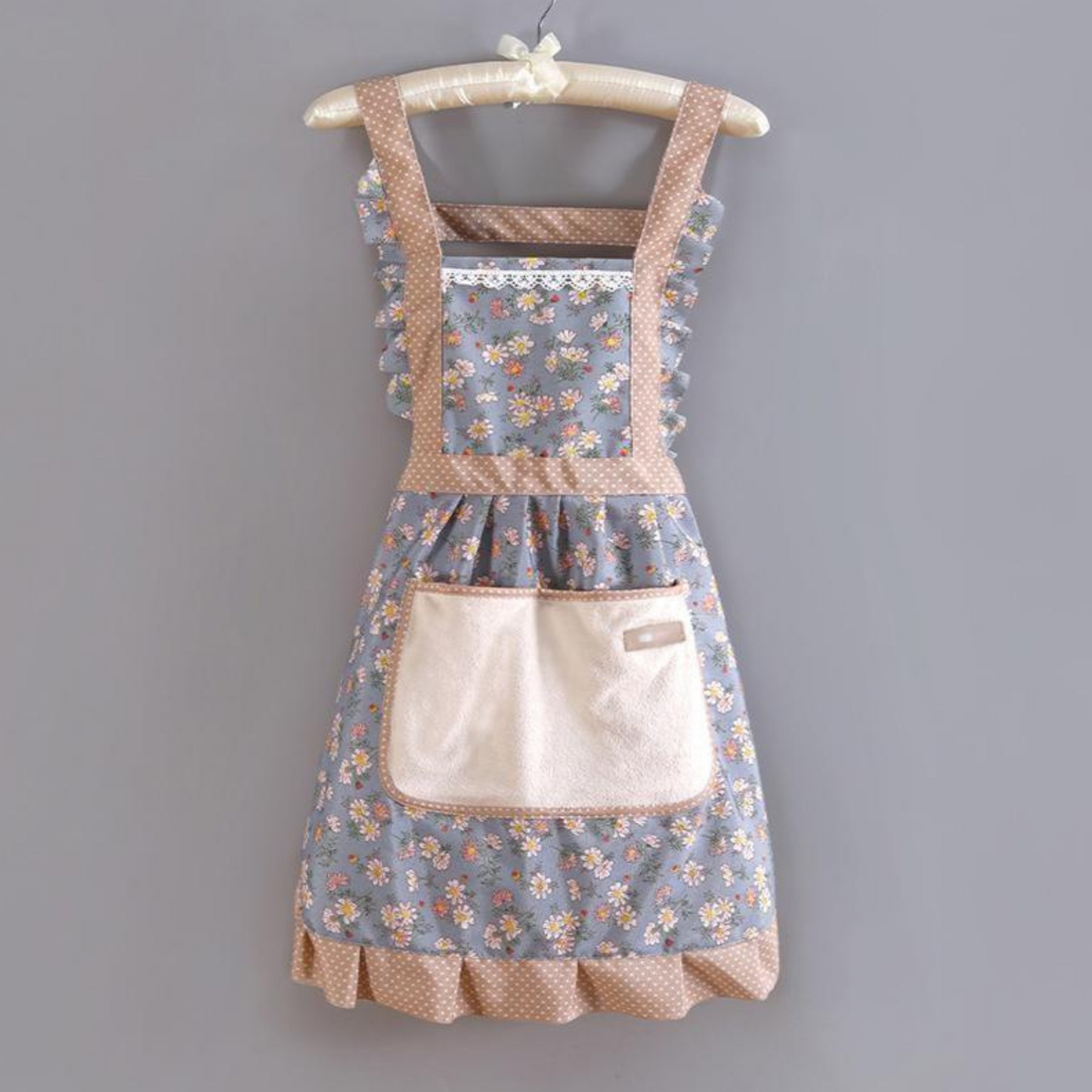 Floral Chic Kitchen Apron for Women