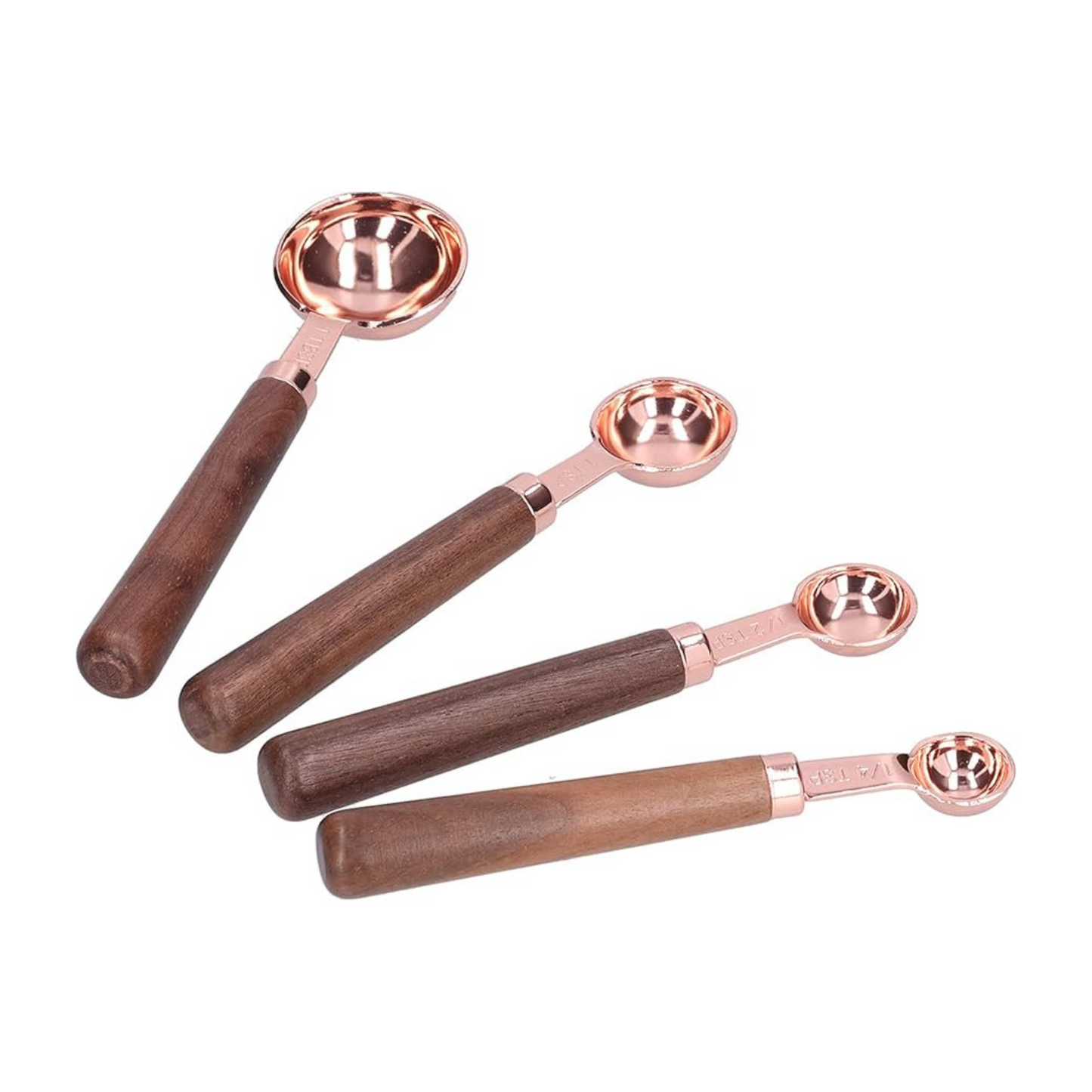 Elegant Gleam Copper Measuring Tools for Kitchen