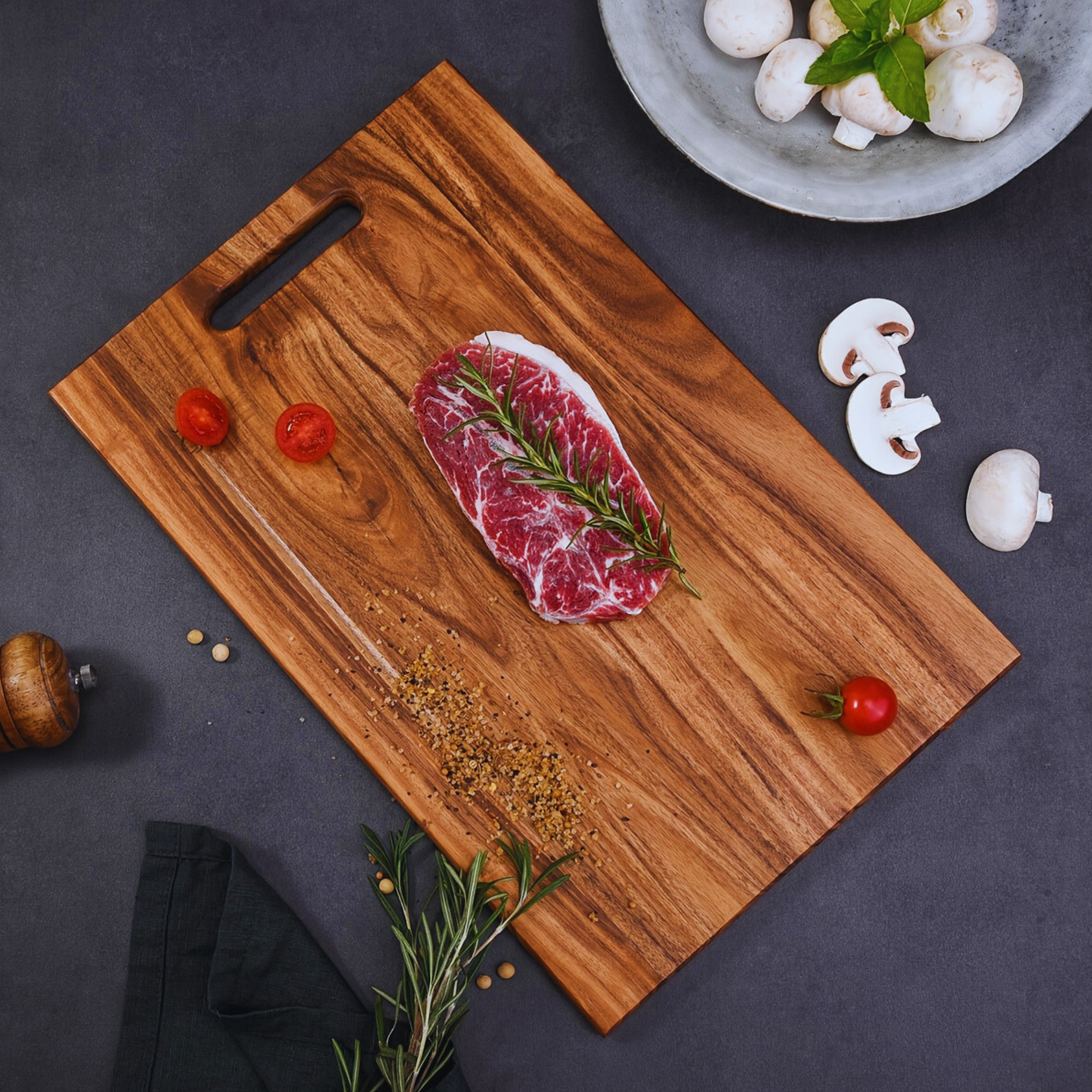 Premium Wooden Cutting Board | Solid Woodcraft