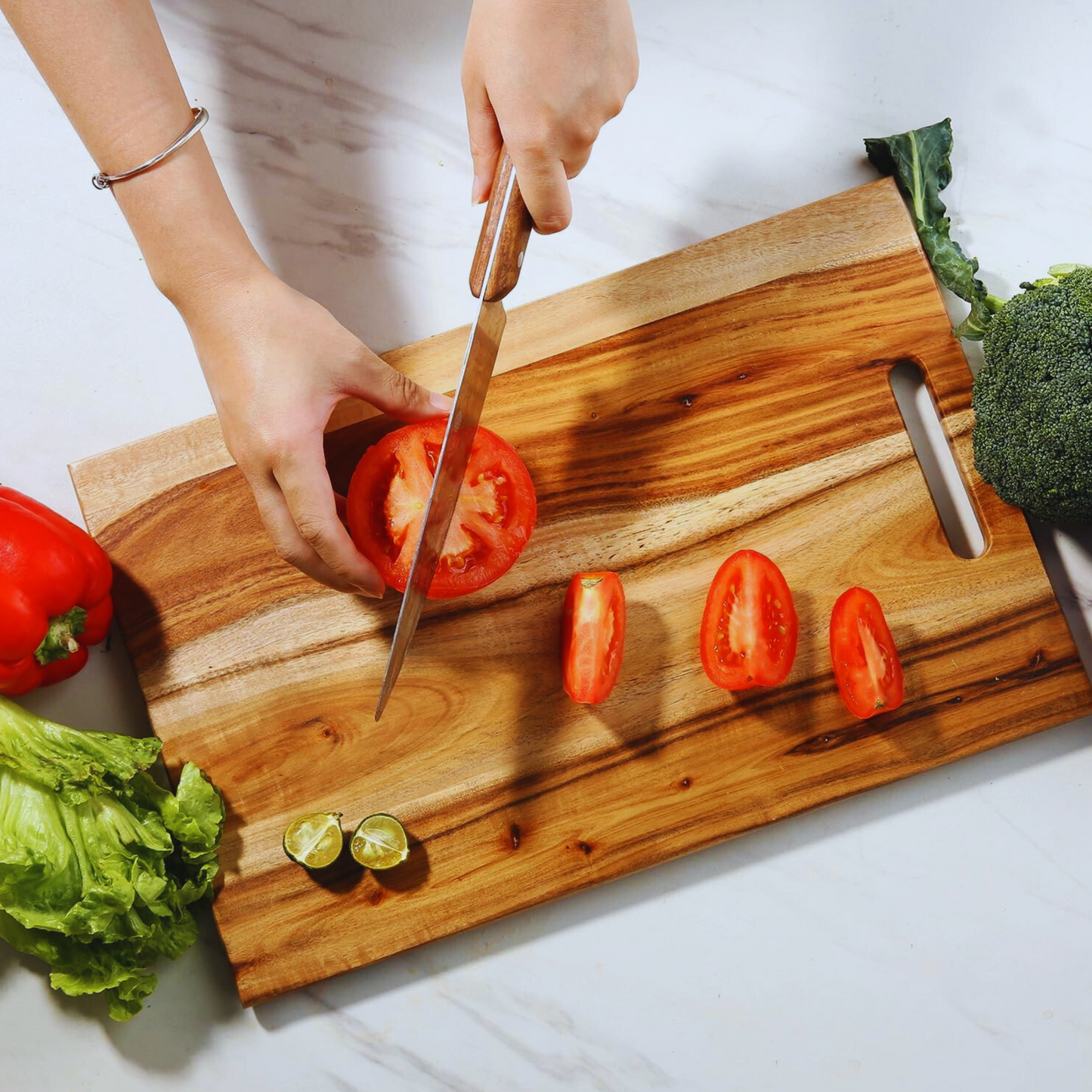 Premium Wooden Cutting Board | Solid Woodcraft