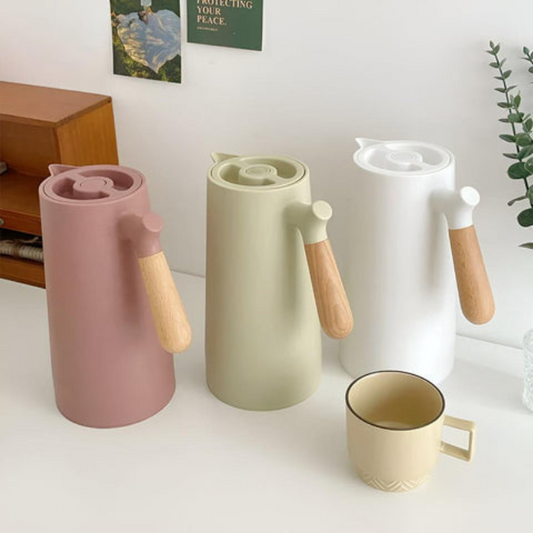 Luxury Wooden-Handled Carafe