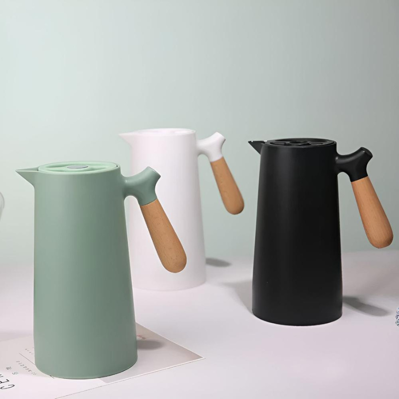 Luxury Wooden-Handled Carafe
