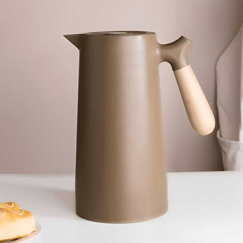 Luxury Wooden-Handled Carafe