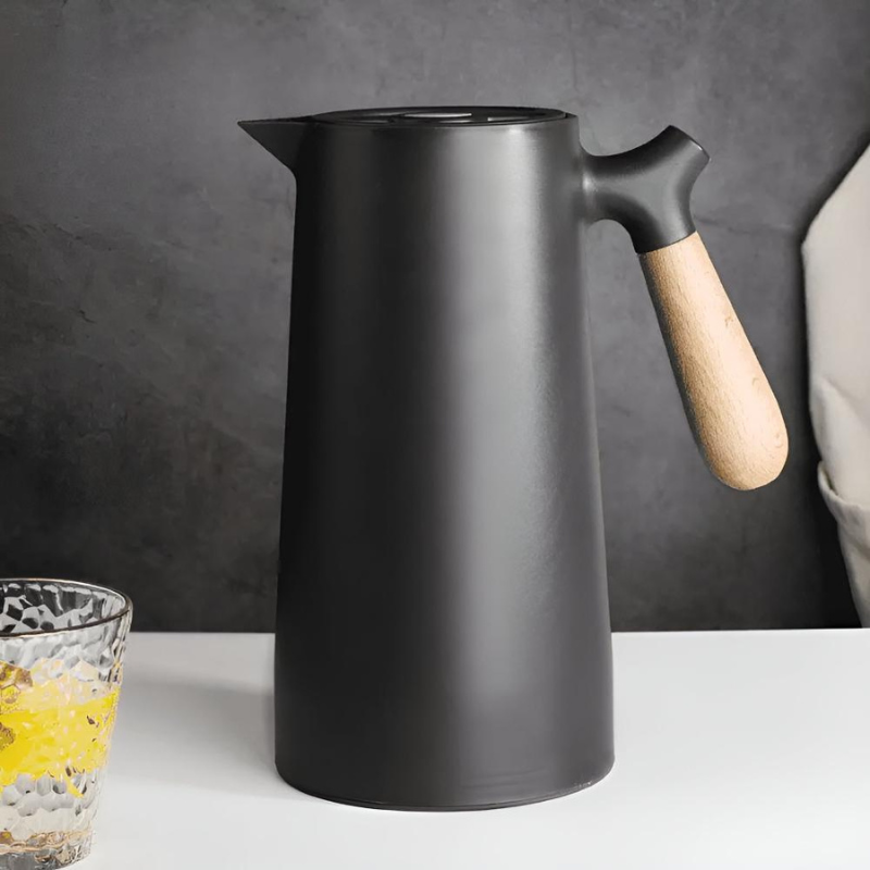 Luxury Wooden-Handled Carafe