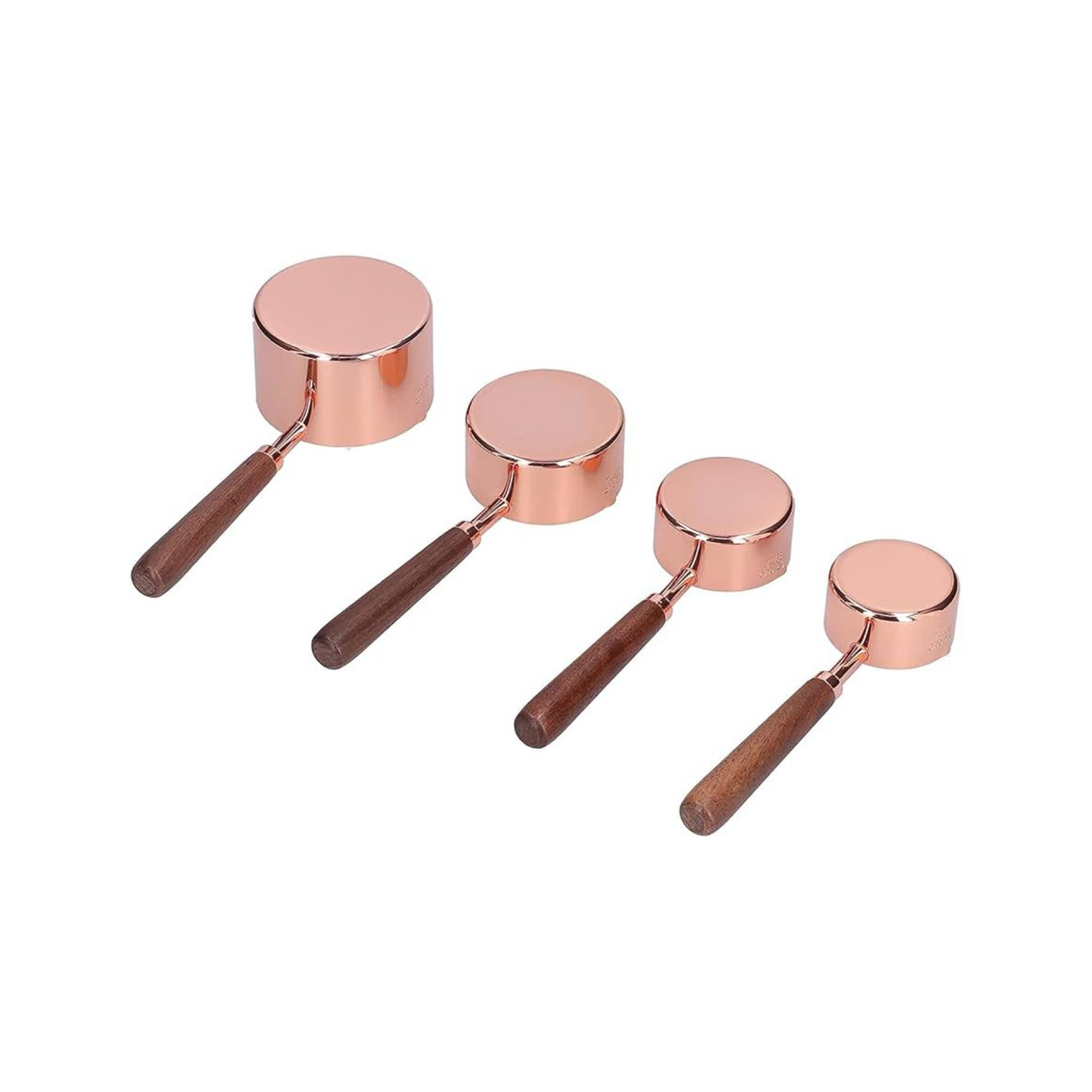 Elegant Gleam Copper Measuring Tools for Kitchen