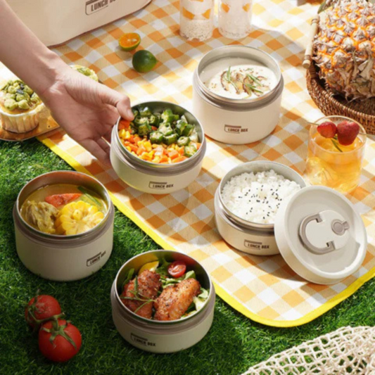 Leak-Proof Stainless Steel Lunchbox Set